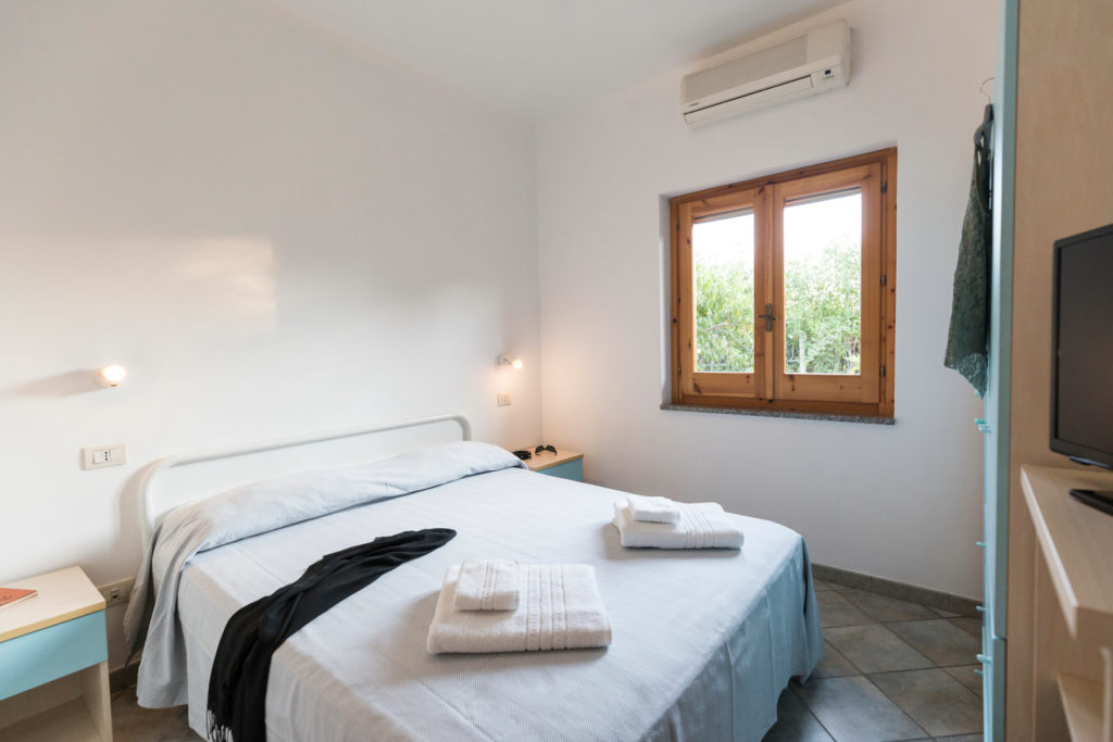 Gli appartamenti dell'Hotel Residence il Gattopardo a Capo Vaticano vicino Tropea sono luminosi e ampi, ideali per la vacanza al mare in famiglia